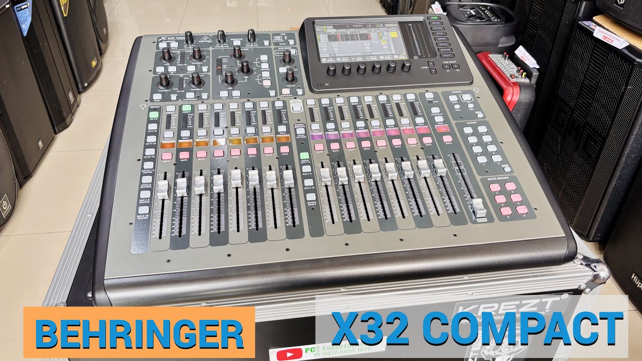 Unboxing Dan Review mixer Digital BEHRINGER X32 COMPACT