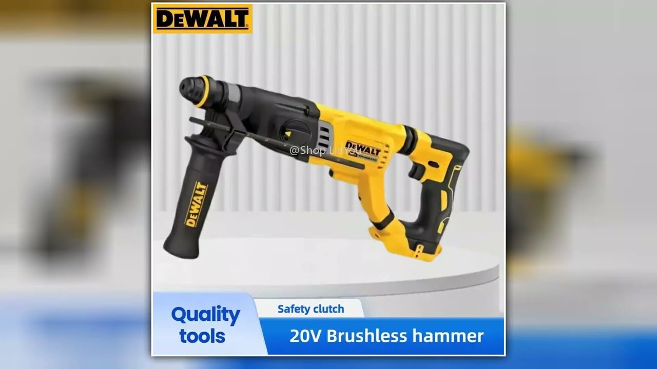 DEWALT DCH263 20V Brushless Cordless Hammer SDS DHandle Rotary Electric Hammer Wall Concrete Drill