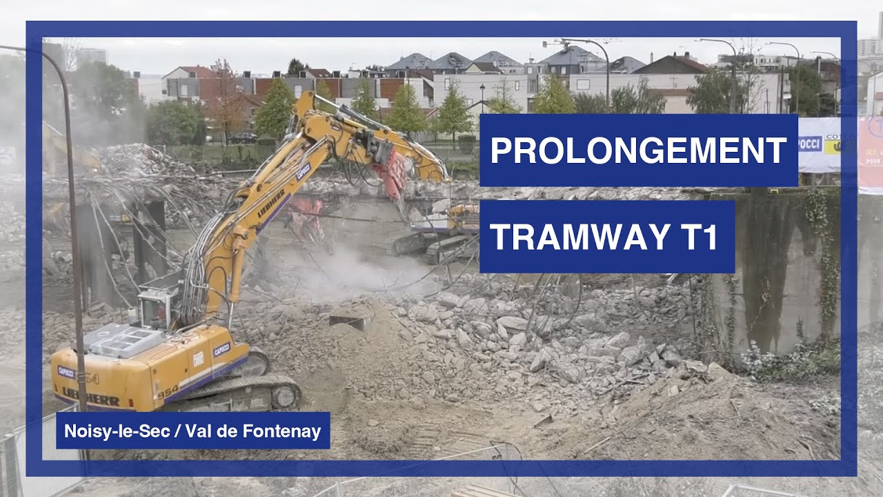 Prolongement du Tramway T1 entre Noisy-le-Sec et Val de Fontenay - 21/10/2019
