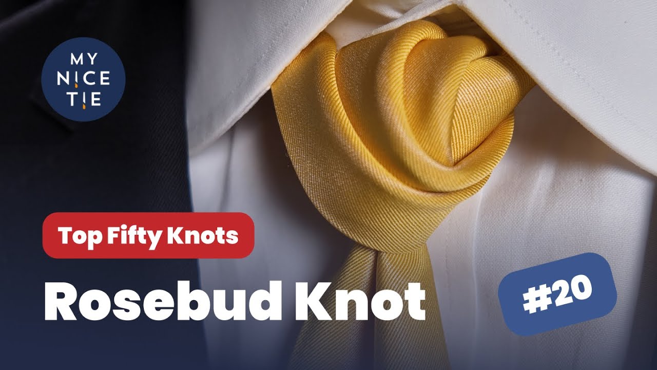 🌹 How to Tie a Tie: Rose Bud Knot #20 of the Top 50 Knots