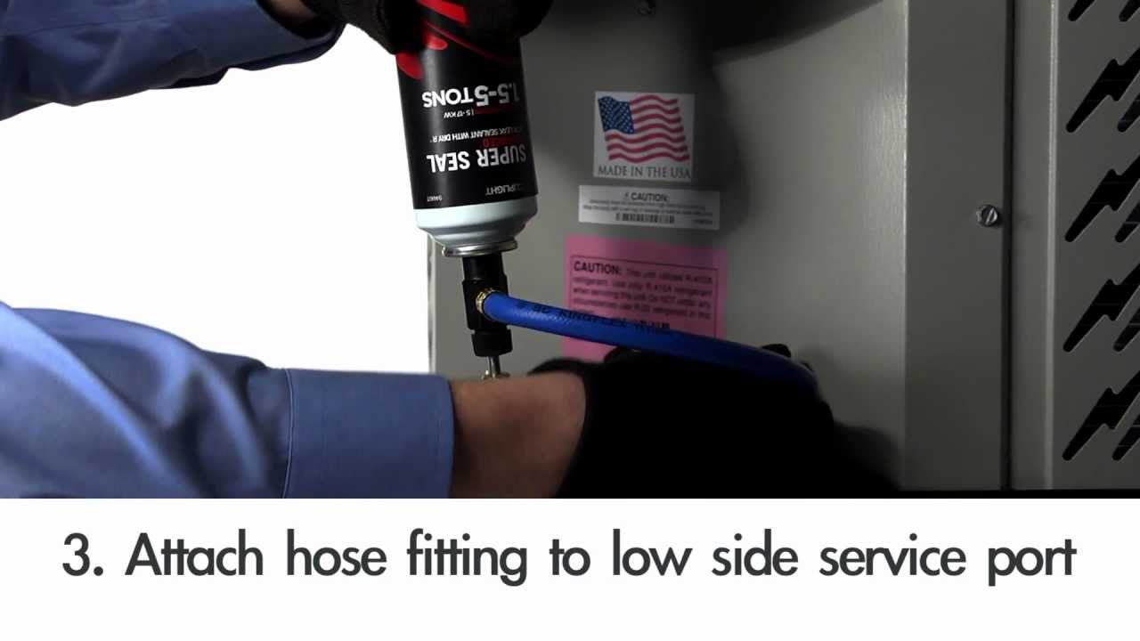 A/C Leak Repair - Cliplight Super Seal Quick 7 Step Installation