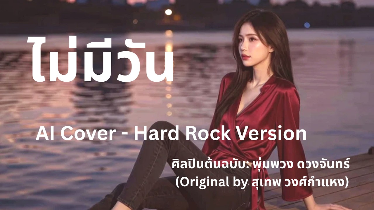เพลง ไม่มีวัน - พุ่มพวง ดวงจันทร์ - Ai Cover Hard Rock