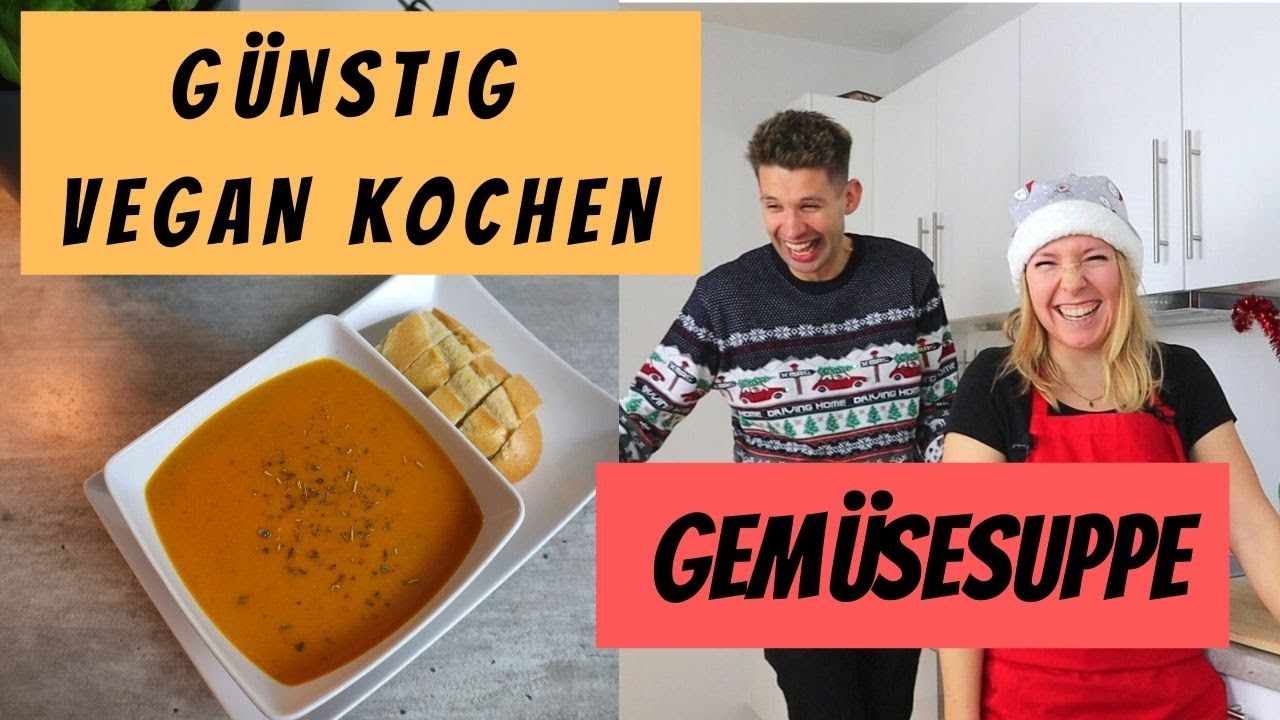 Vegane Gemüsesuppe | Einfach, schnell, lecker | Koch'vegan