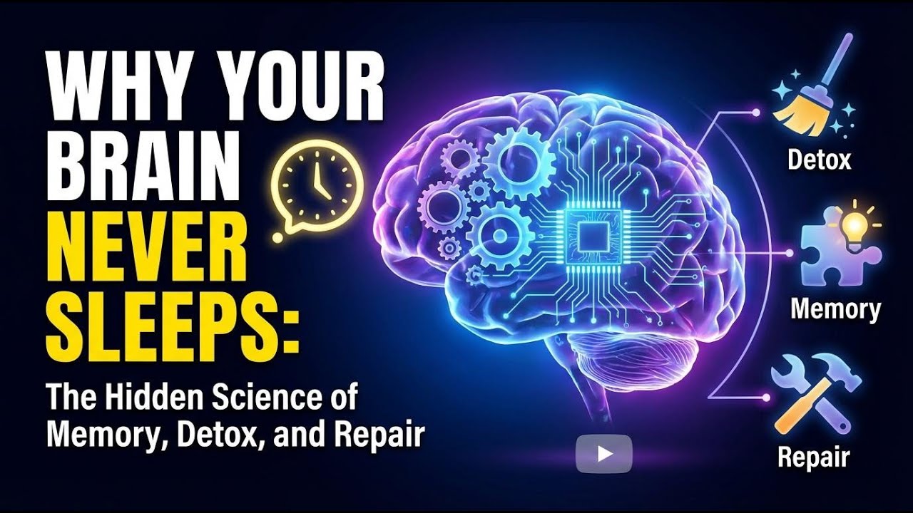 Why Your Brain Never Sleeps: The Hidden Science of Memory, Detox, and Repair