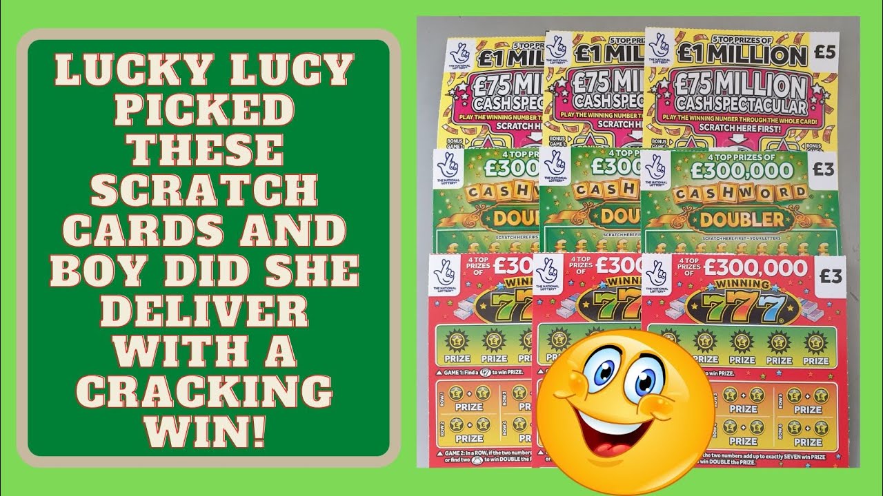 £33 of lottery scratch cards, mix of scratch tickets picked by Lucky Lucy, boy didn't she do well!!