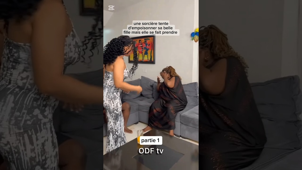 une sorci&egrave;re tente d'empoisonner sa belle fille mais elle se fait prendre