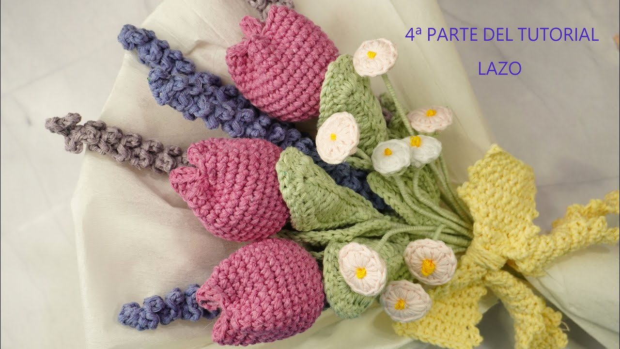 LAZO EN CROCHET FACIL DE HACER