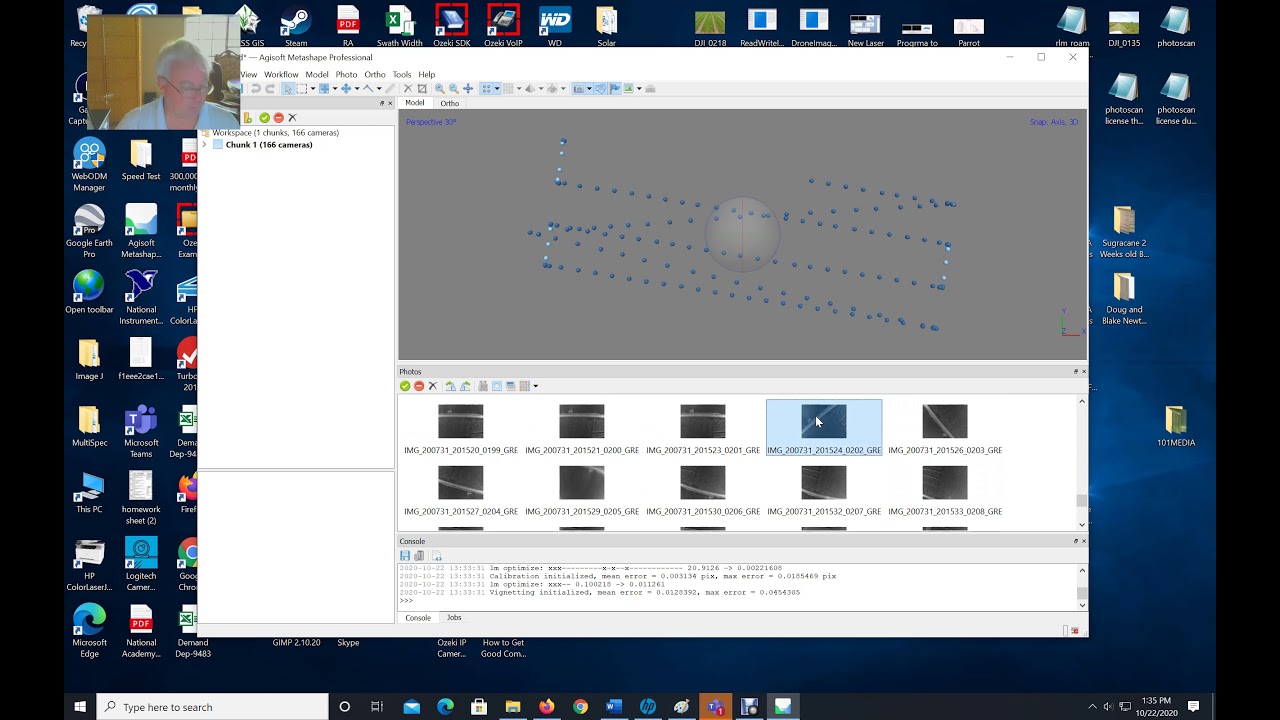 Getting Parrot Sequoia Images into Agisfot for Composite Image Generation