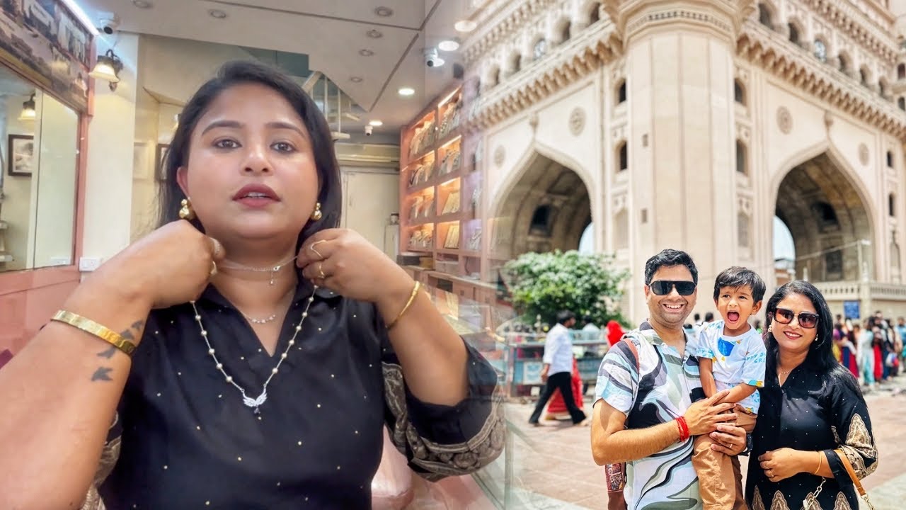 Hyderabad Pearl Shopping ❤️ Charminar Visit❤️ Hyderabad Vlog