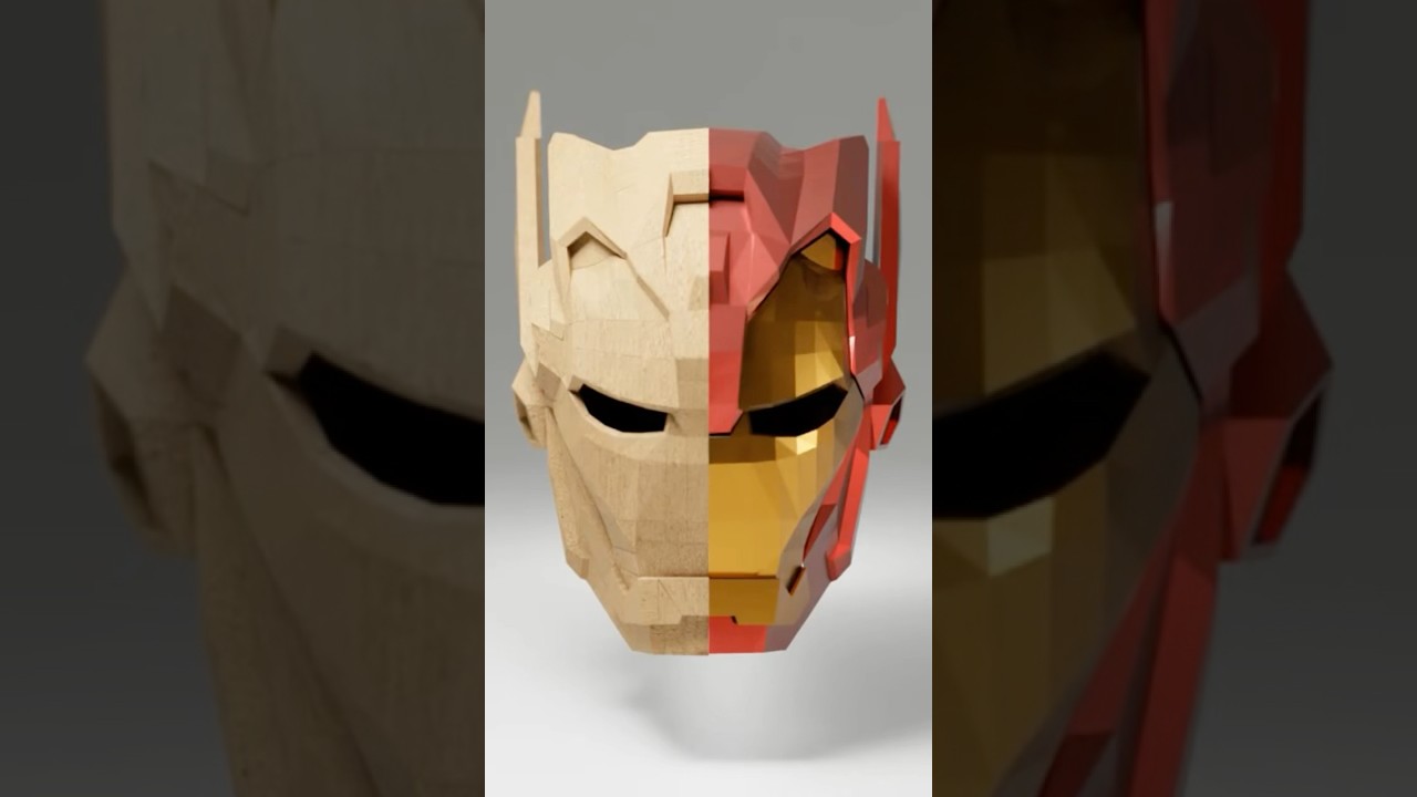 Iron Man Helmet #diy #ironman #iconicheroes