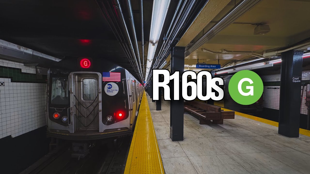 MTA Subway: R160 G Train 
