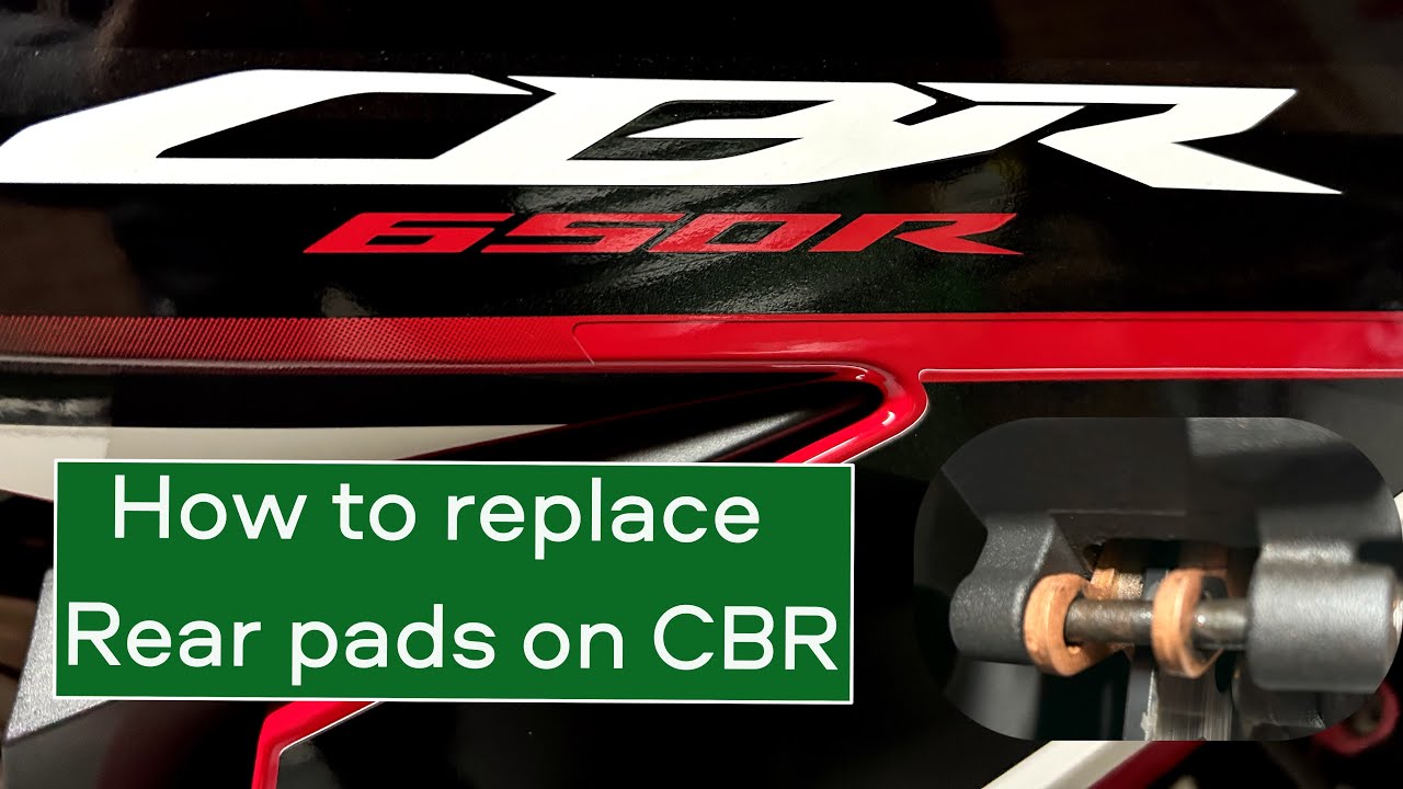 Replace Rear Pads on Honda CBR650