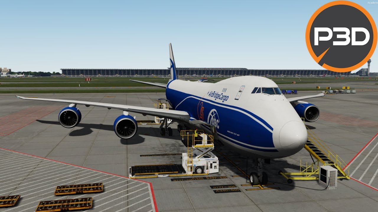 [P3Dv5] FULL FLIGHT | Helsinki (EFHK) - Frankfurt (EDDF) | Air Bridge Cargo PMDG 747