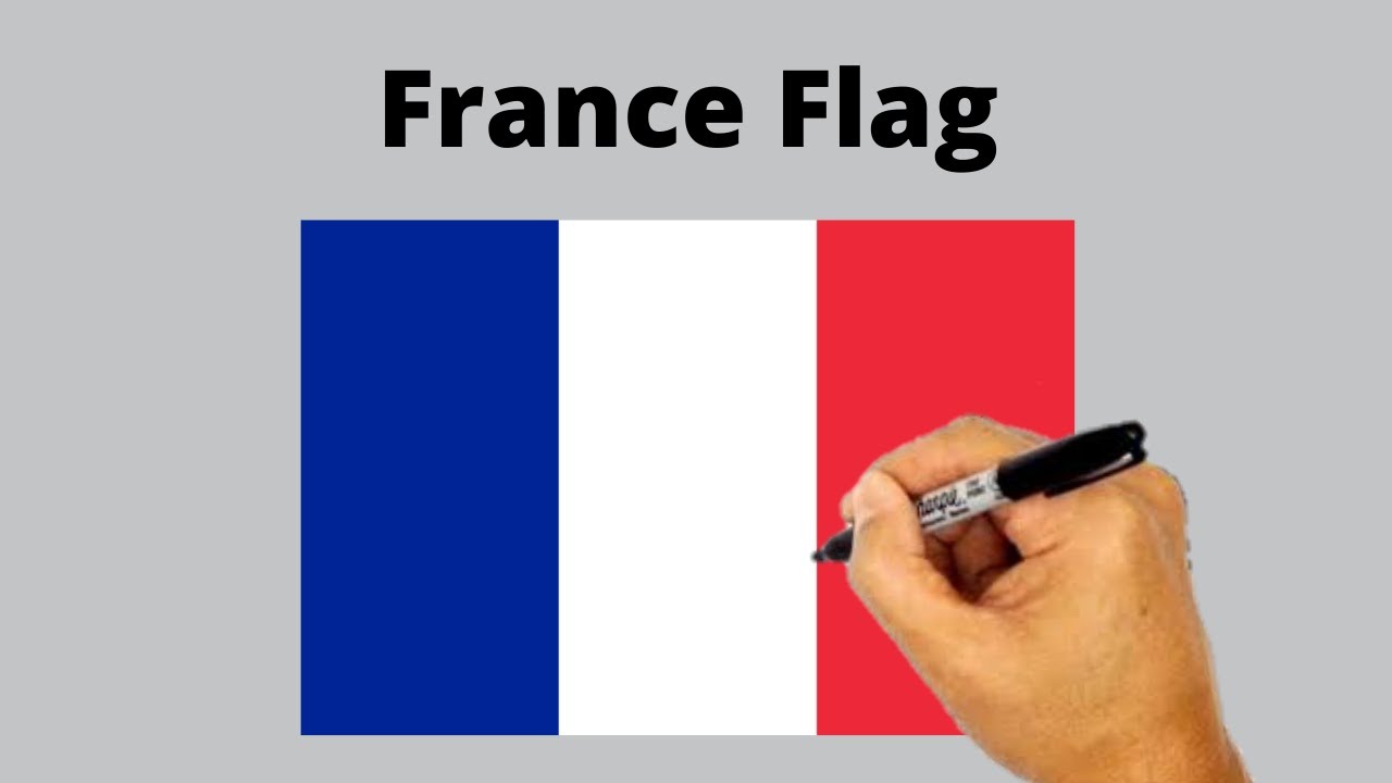 How to draw the National Flag of France