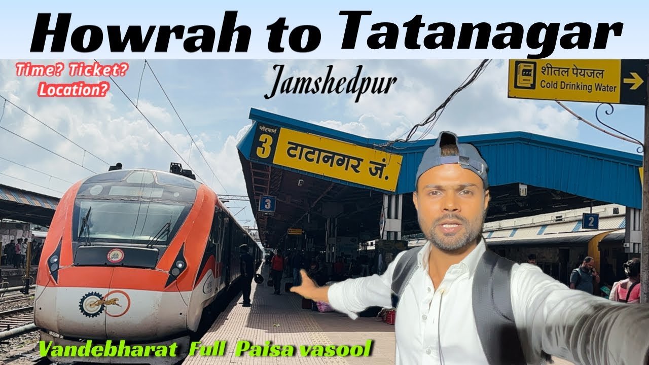 Howrah to Tatanagar Jamshedpur Vandebharat train journey 20871 | full paisa vasool 