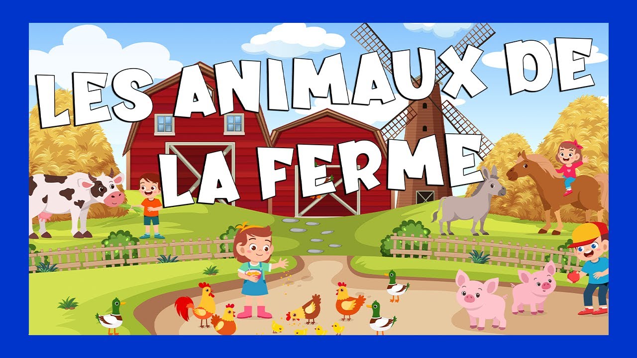 Los animales de la granja 🐮🐷 en francés  | Vocabulario