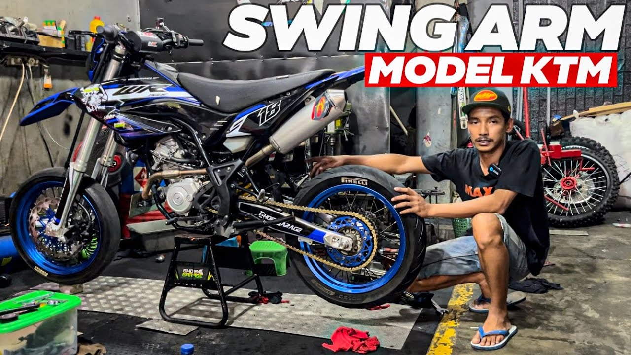TUTORIAL PEMASANGAN ARM SCARLET RACING DI YAMAHA WR155 || MOTOR LANGSUNG KELIATAN GAGAH BANGET ||