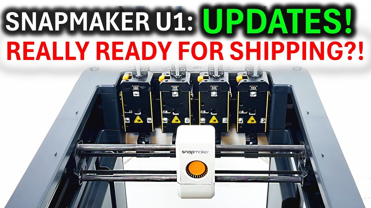 Snapmaker U1 &ndash; Improvements Before Delivery (Preview Update)