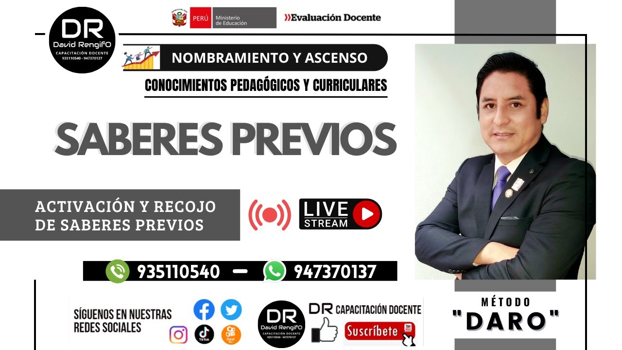 CASUÍSTICA DE ACTIVACIÓN Y RECOJO DE SABARES PREVIOS | NOMBRAMIENTO DOCENTE Y ASCENSO DE ESCALA 2022