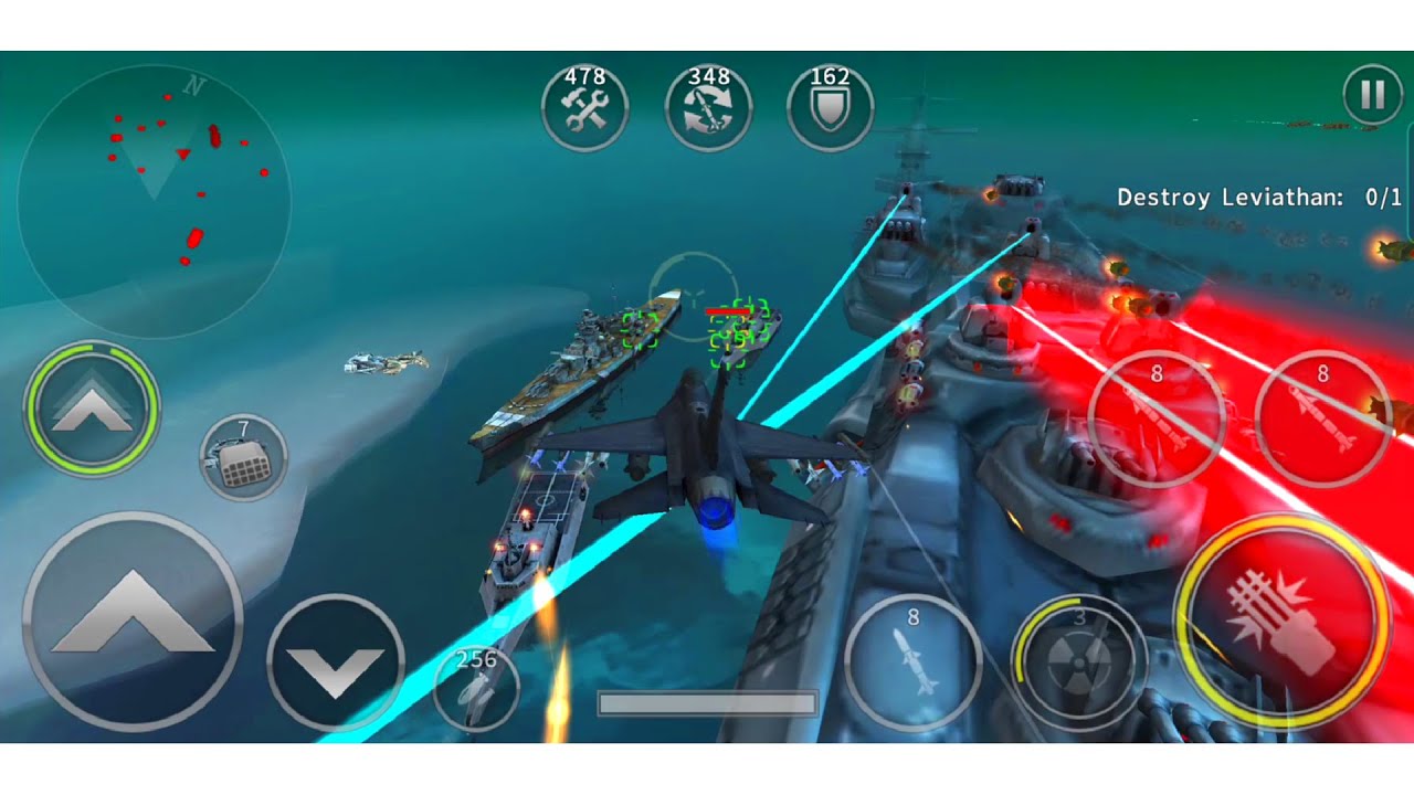 gunship battle gameplay | fighting falcon Vs Leviathan
