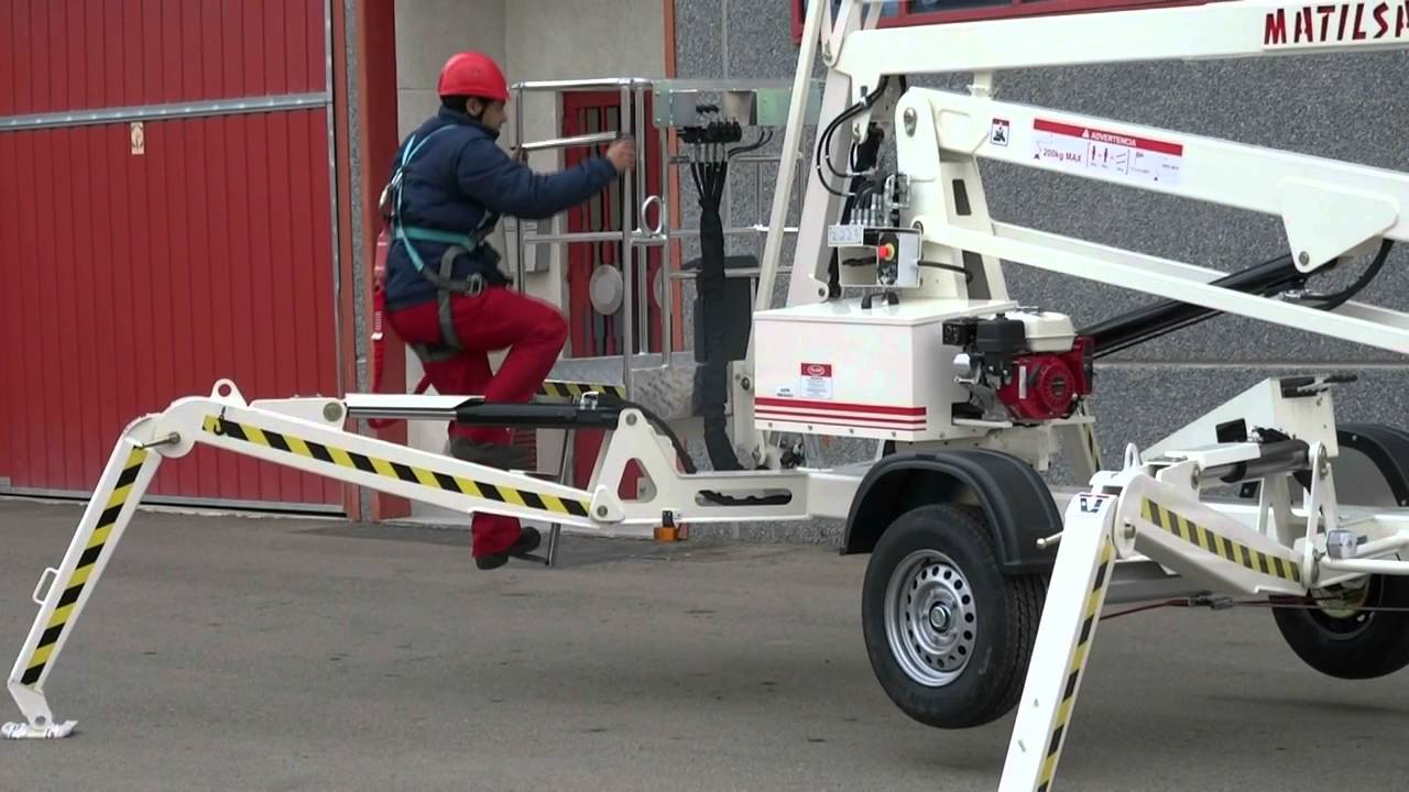 Trailer mounted aerial work platform Parma15 MATILSA