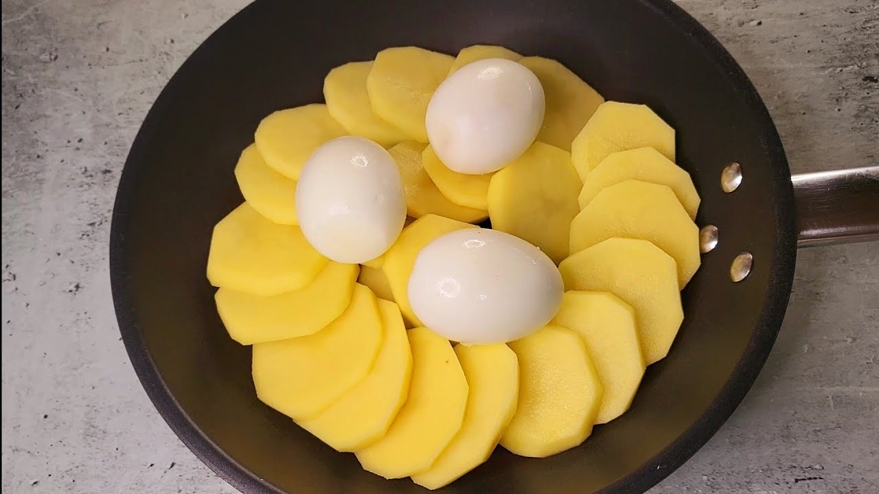 🔴CUANDO TENGAS 4 PAPAS y 3 HUEVOS PREPARA esta deliciosas patatas, FÁCIL DE HACER ✅️ UN SABOR rico 😲