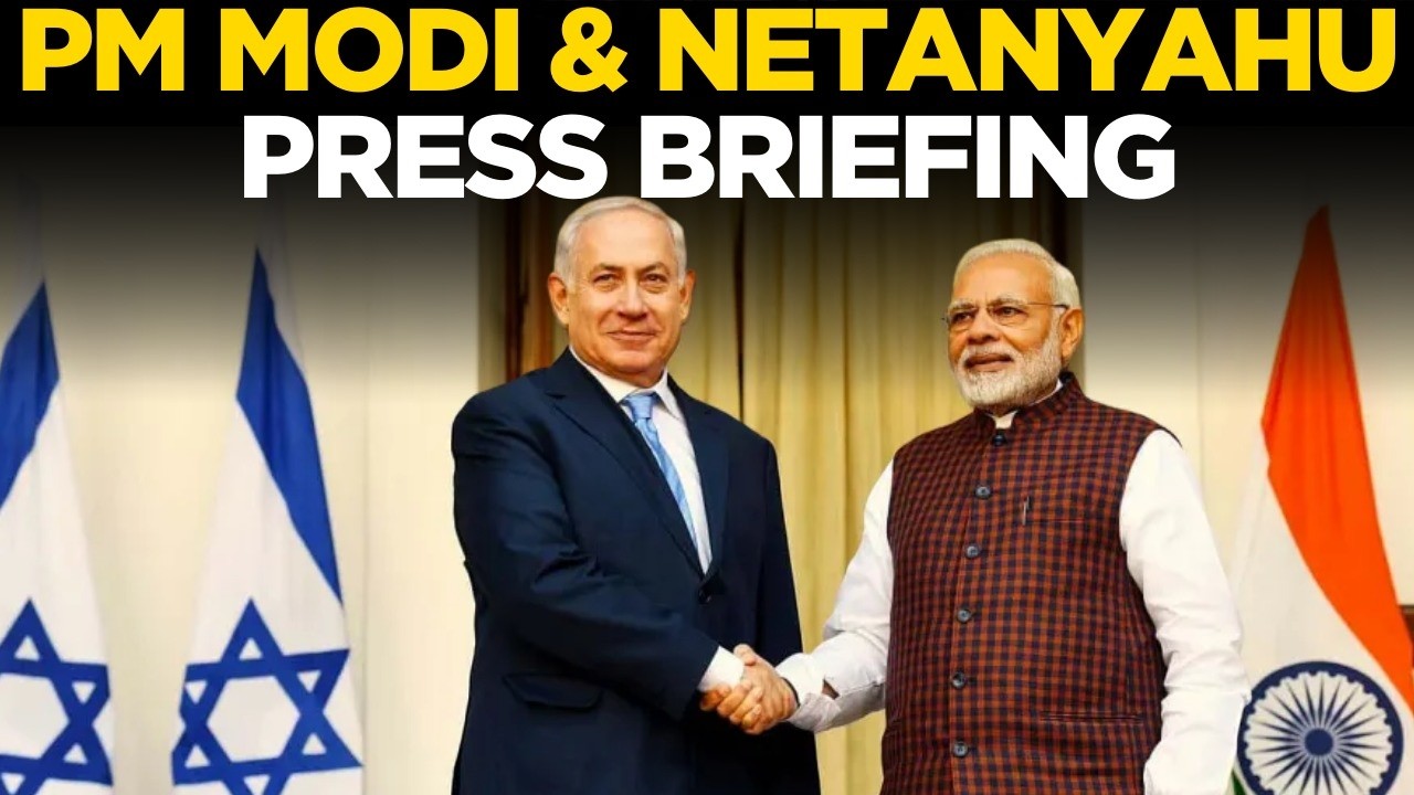 PM MODI LIVE | PM Modi & PM Netanyahu Deliver Joint Statement From Jerusalem | PM Modi | Netanyahu