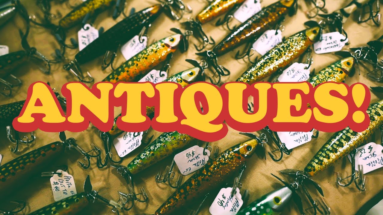 RARE Vintage Fishing Lures Found! Antique Tackle Show Haul + FREE Lures from NFLCC | Retro Bassin'