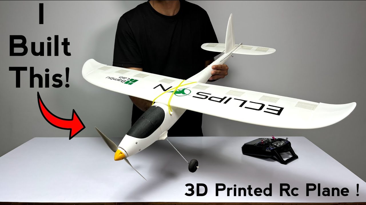 I Build My First 3D Printed  RC Plane and It ACTUALLY Flies ! #rcplane #3dprinting