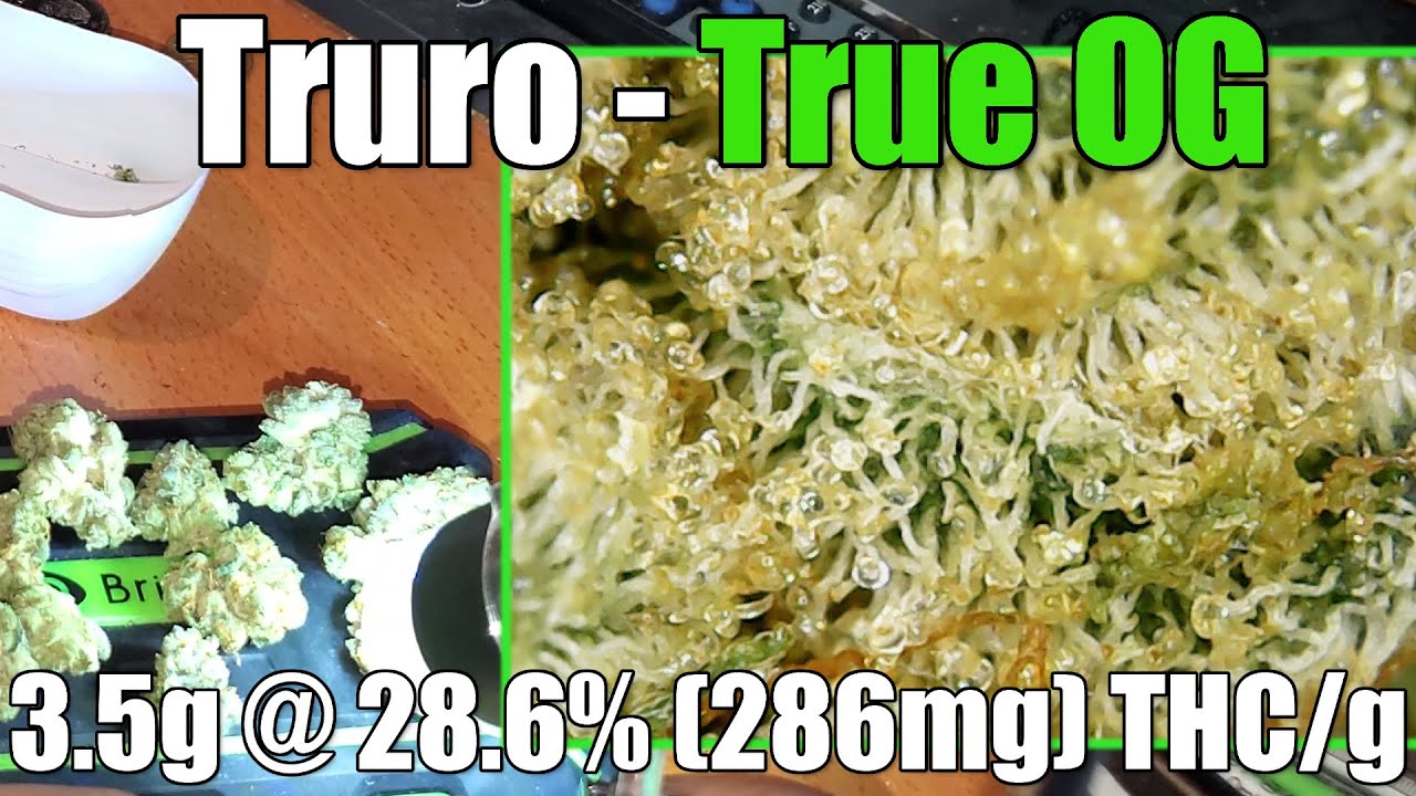 Truro - True OG - Unboxing Review - 3.5g @ 28.6% (286mg) THC/g (+Extreme Closeups)
