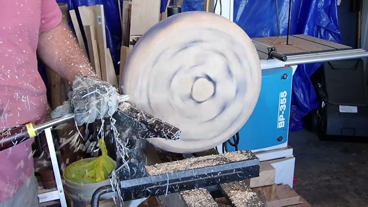 Woodturning - Australian Olivewood and resin platter, what a combination.