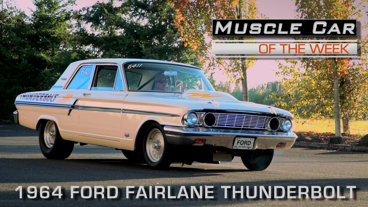 1964 Ford Fairlane Thunderbolt-Muscle Car Of The Week Video Episode #189: