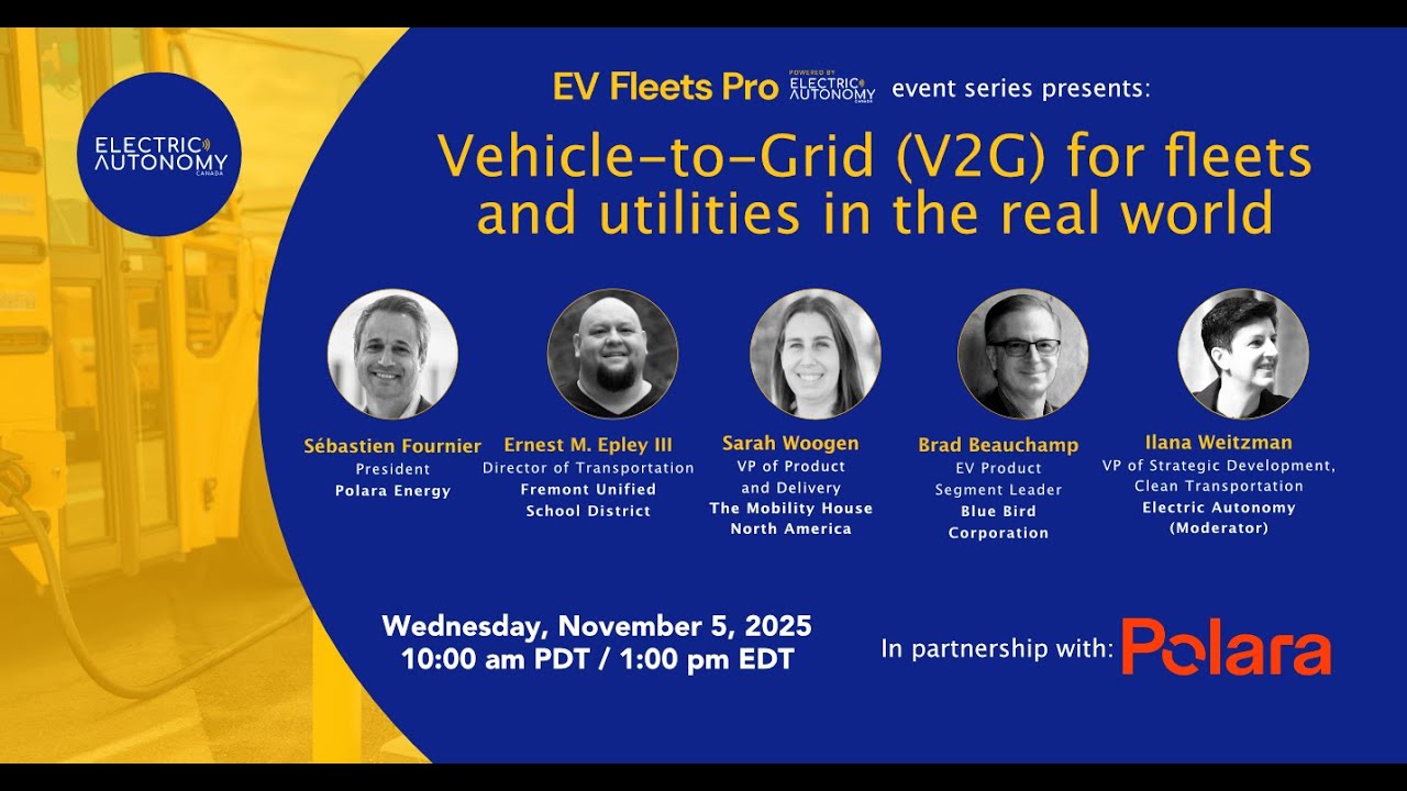 Vehicle to Grid V2G for fleets and utilities in the real world