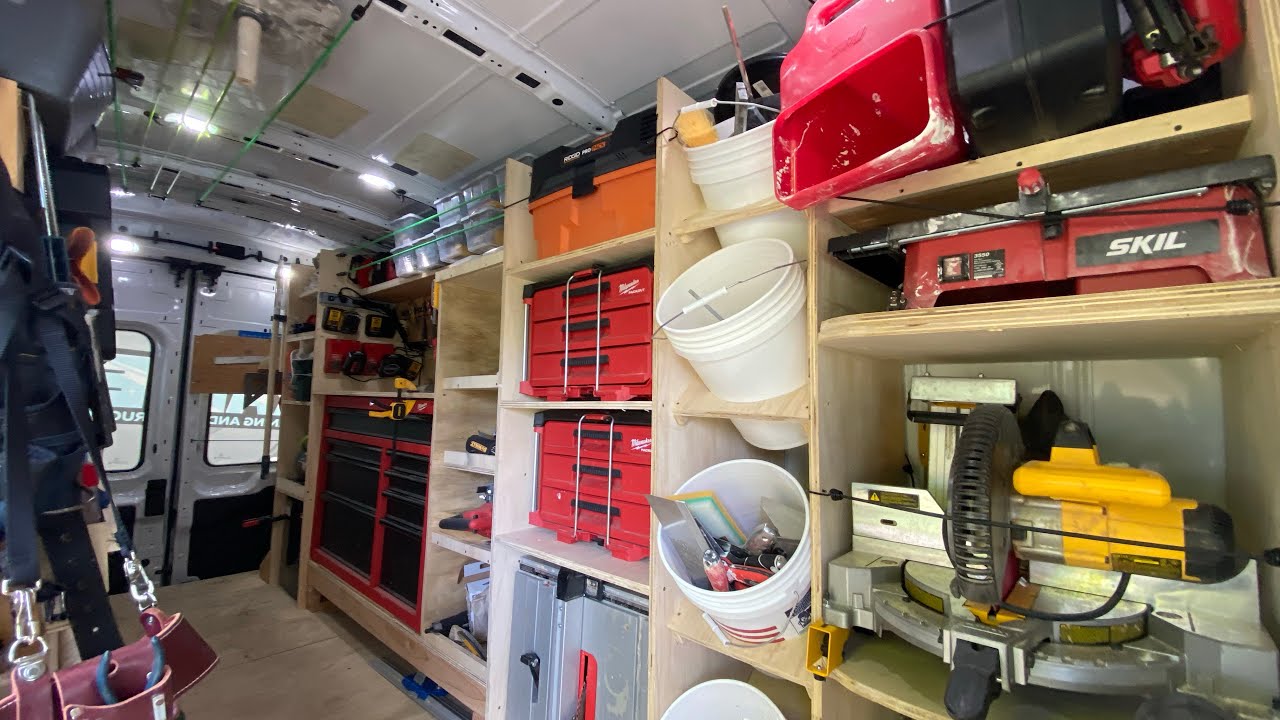 Best Van build out for work on YouTube!