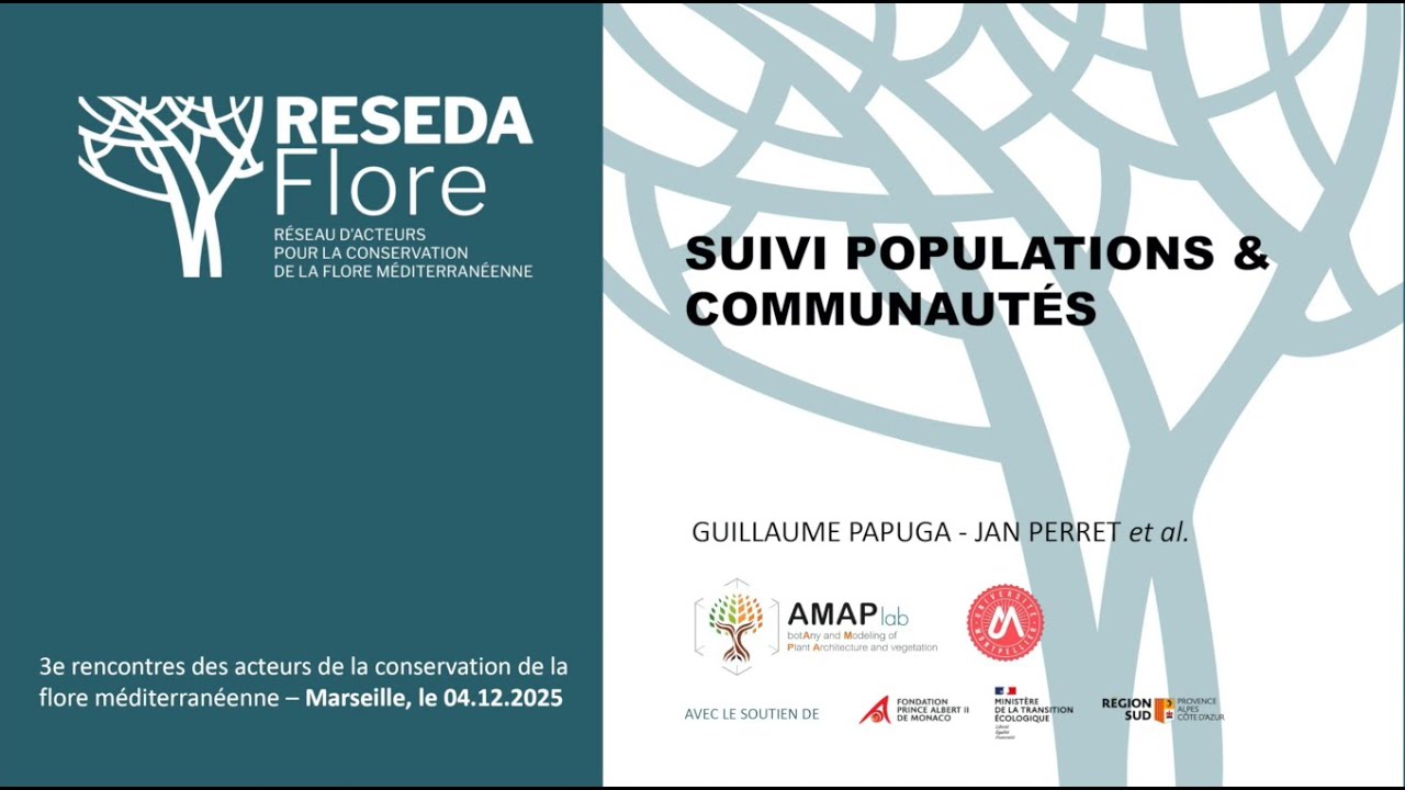 Conference : Suivi de population et de communautés