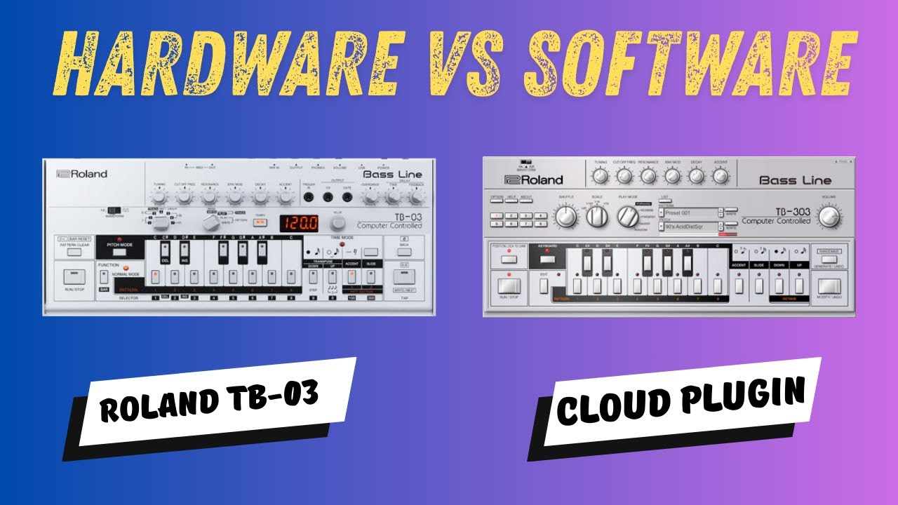 🔥 Battle of the 303s: TB-03 Hardware vs Roland Cloud Plugin!