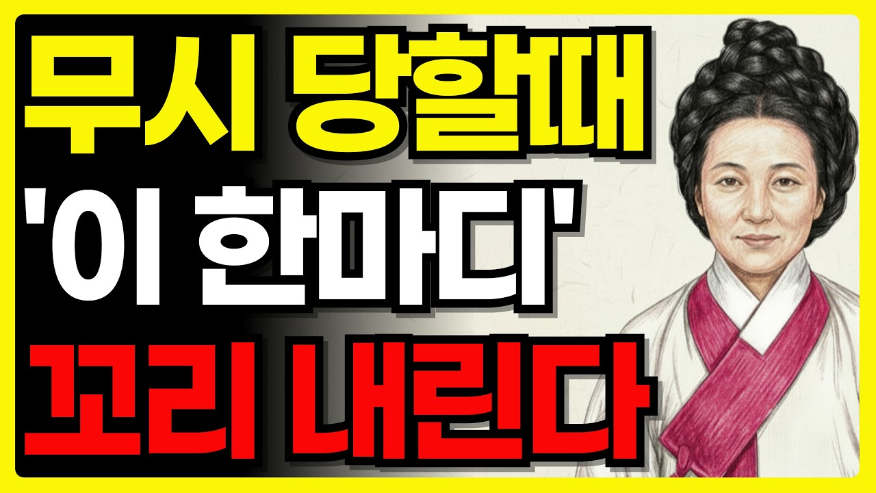 누가 날 무시하거든 웃으며 ‘이 한마디’만 하라. 평생 꼼짝 못한다 | 인생 조언 | 인생철학 | 행복한 노후  | 마음공부 | 오디오북 | 신사임당의 지혜