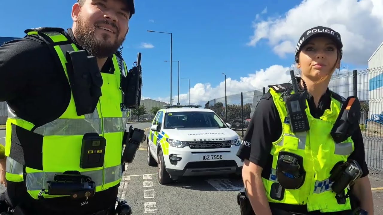 Sainsbury's Distribution Center Police are on there way. Audit Belfast