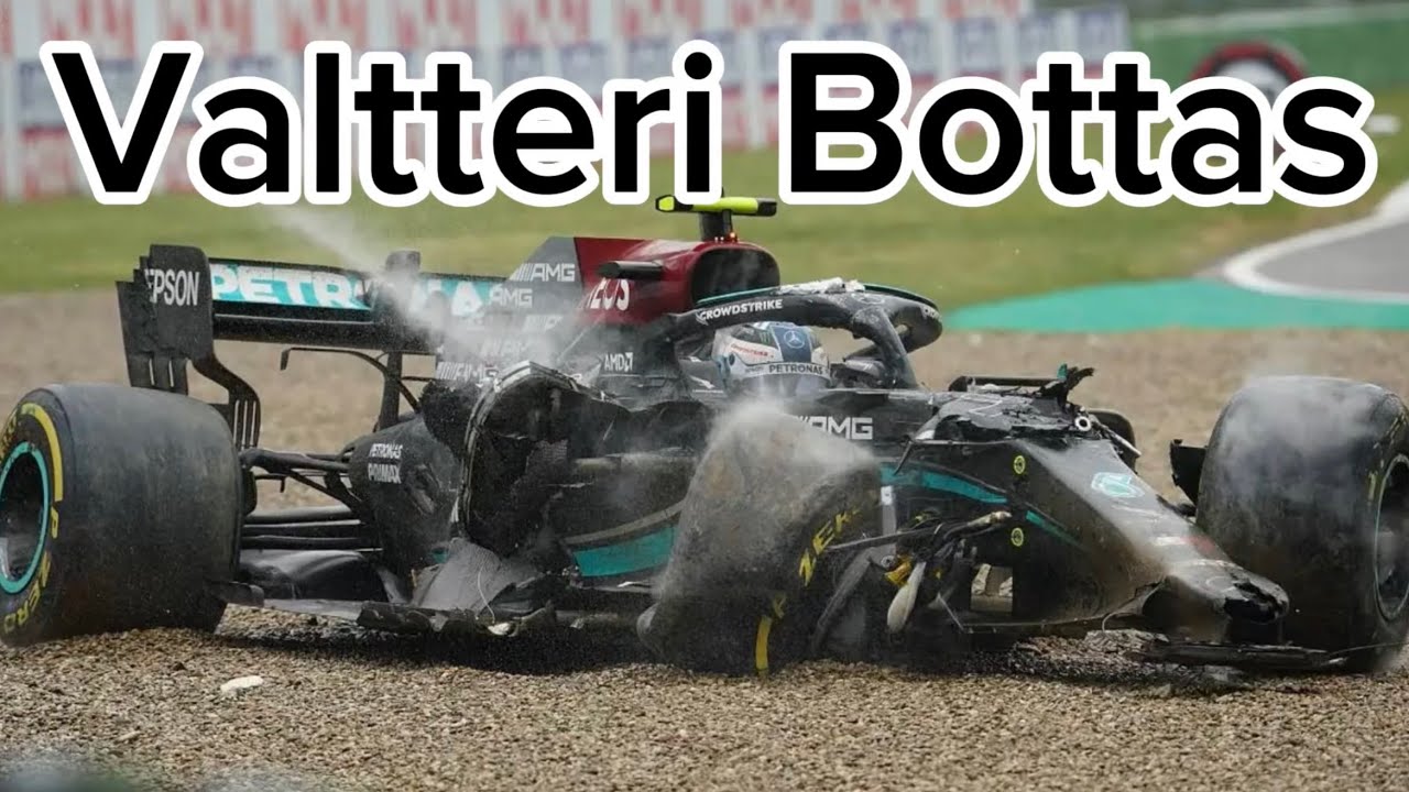 Valtteri Bottas All F1 Crashes