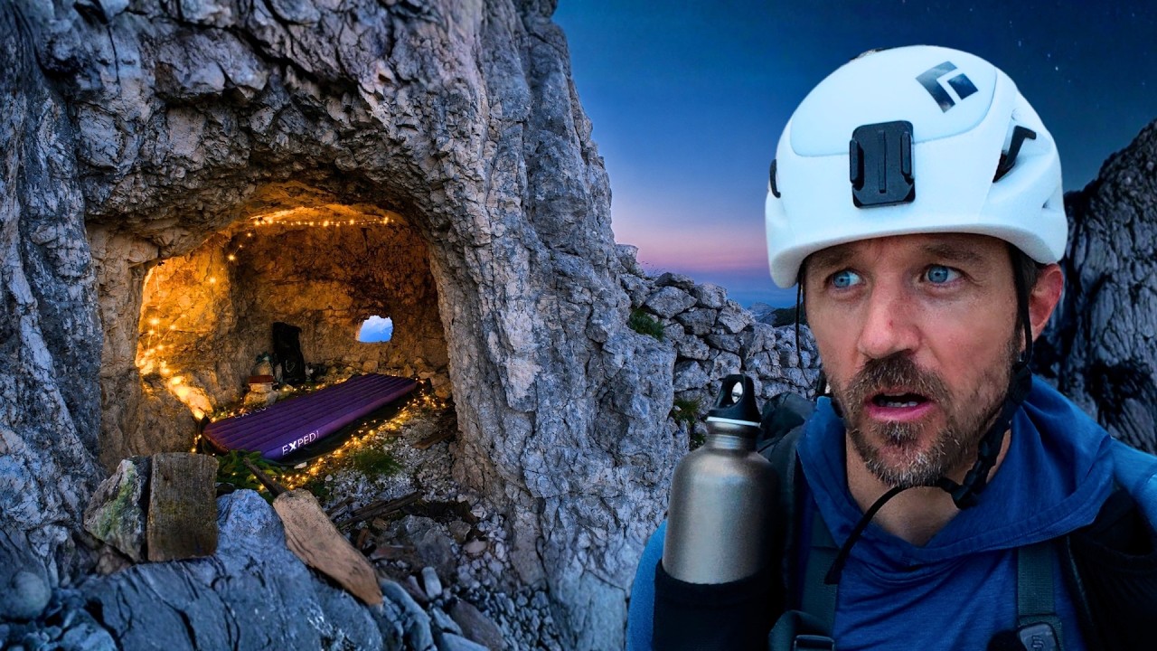 Versteckte H&ouml;hle in den Bergen &ndash; &Uuml;bernachtung