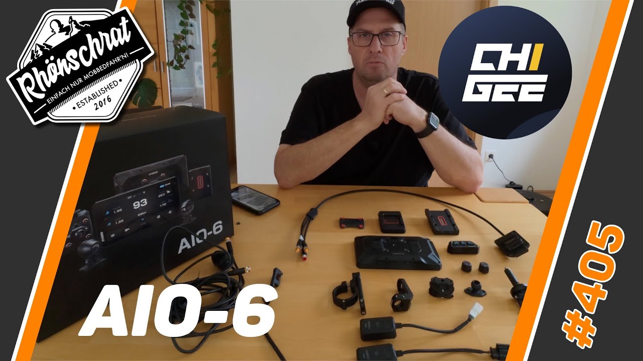 Chigee AIO-6 | CarPlay/Android Auto Display, Dashcams, OBD, TPMS, Fernbedienung und BMW Modul | №405