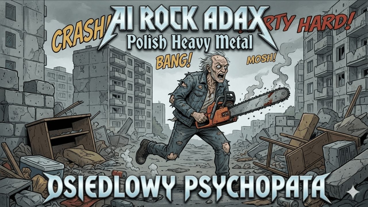 Osiedlowy psychopata 🤘Polish Heavy Metal domowej roboty