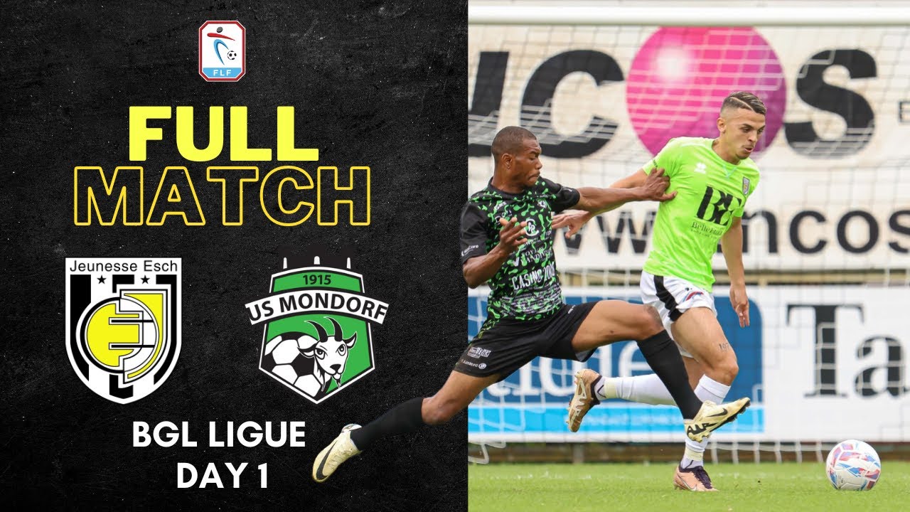 BGL Ligue 24/25 Day 1 - Jeunesse Esch vs US Mondorf