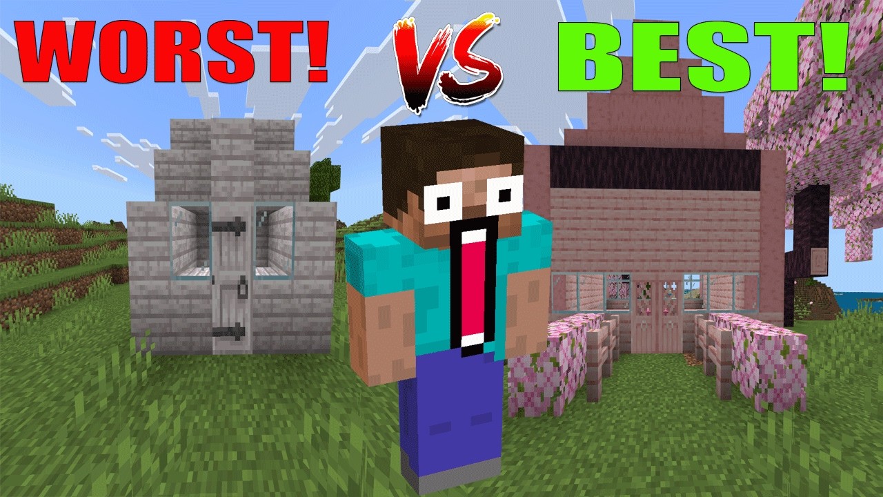 ВСЕ ДЕРЕВЯННЫЕ БЛОКИ ИЗ MINECRAFT, ОТ ХУДШЕГО К ЛУЧШЕМУ!