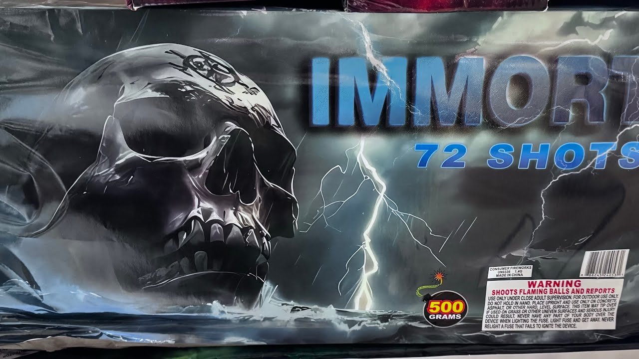 IMMORTAL 72 shot firework cake 🔥🔥💥 2” bore NEW 2025 BANGER!! BY 1%er @Reckles5Pyro