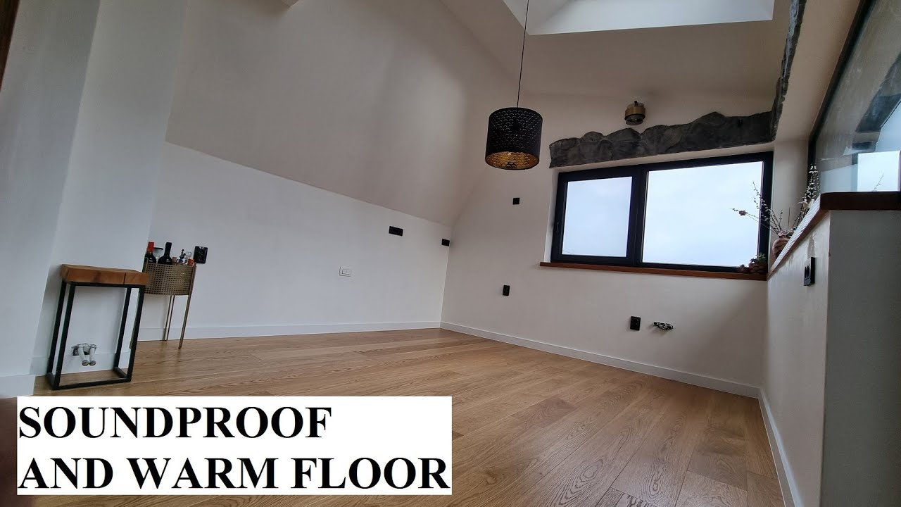Soundproof floor + Thermal Insulation - Eliminate Impact noise - How to
