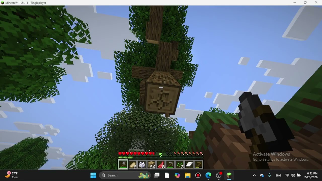 Getting a lot of Wood in MC