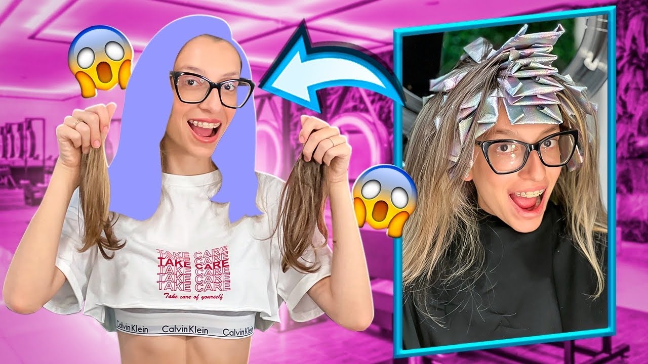 😱 CORTEI MEU CABELO! MUDEI COMPLETAMENTE MEU VISUAL - TRANSFORMAÇÃO RADICAL