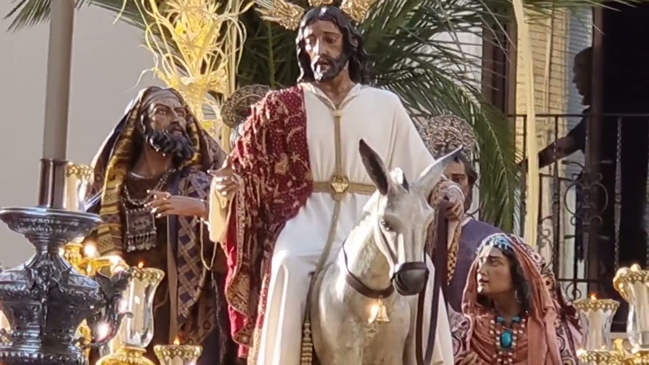 La Borriquita. Revirá a calle Santa Ana. Alcalá de Guadaíra 2022.