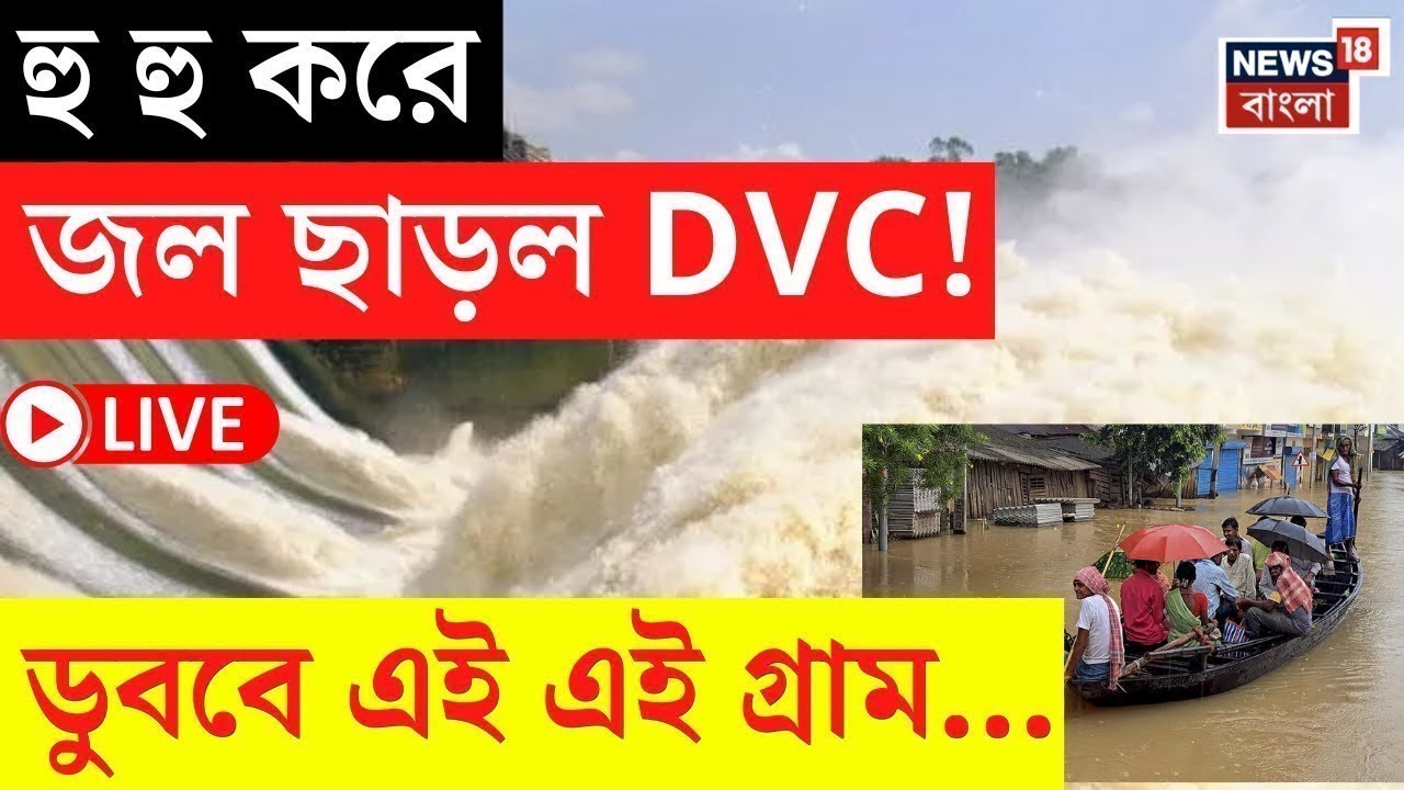 LIVE | DVC Water Release | DVC-র জলে ফের প্লাবন-শঙ্কা! দক্ষিণবঙ্গের একাধিক এলাকায় ভারী বৃষ্টি